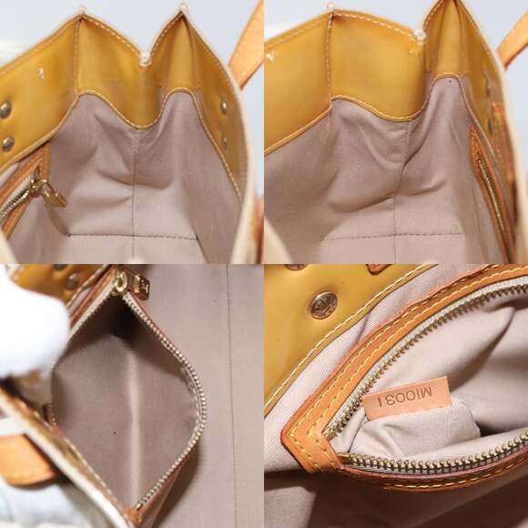 LOUIS VUITTON Monogram Vernis Reade PM Hand Bag Beige M91334 - Picture 12 of 12